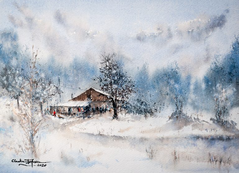 Peisaj de iarnă (09.02.2020)